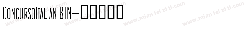 ConcursoItalian BTN字体转换